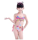 (チェリーレッド) CherryRed ガールズ ベビー 女の子 水着 ビキニ 子供用 ビキニ水着 可愛い セクシー XXL ピンク