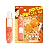 pastel style（パステルスタイル）リフレッシュミントスティック ヤードム （オレンジミント）おしゃれ 持ち運び 便利 眠気覚まし アロマオイル 仕事 勉強 運転中 ノーズミント パステル スタイル メントール チルアウト タイ アロマ 1本入り