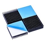 Easycargo 4pcsヒートシンクキット40 x 40 x 11 mm + 3 M 8810熱伝導性粘着テープ、冷却用 3Dプリンター、TEC1-12706、TEC1-12710 (40mmx40mmx11 mm)