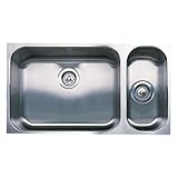 Blanco 501-308 Spex Plus 1-1/2 Bowl Undermount Kitchen Sink, Satin Finish by Blanco