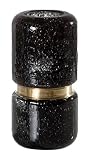 Torre & Tagus 902103A Audrey Brass Ring Deco Vase, Black, Short [並行輸入品]