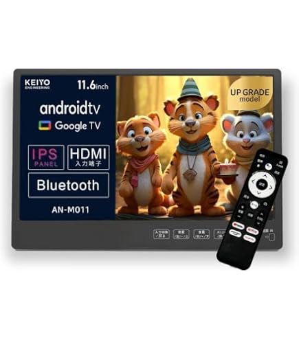 KEIYO スマートリアモニター AN-M011 ヘッドレスト APP 11.6 Amazon.co.jp: ケイヨウ【ヘッドレストリアモニター】 11.6インチ IPS