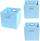 Modern Littles Organization Bundle-3 Storage Bins, Sky Blue by Modern Littles [並行輸入品]