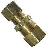 LASCO 17-6241 7/16-Inch Compression Brass Union by LASCO