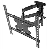 An Style MAXZEN マクスゼン対応 壁掛け金具 32インチ40インチ43インチ50インチ55インチ65インチ 型 対応 壁掛金具 上下左右角度調節 液晶 TV 金具 テレビ フレーム テレビ壁掛け金具 TV壁掛け金具 冷間圧延鋼 ERIZA エリザ CHiQ チック チルト＆スイベル移動式 ブラック 耐荷重35kg