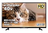 フナイ 40V型 液晶テレビ フルビジョン ブラック FL-40H2040 地上・BS・110度CSデジタル