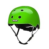 Melon Helmets(メロンヘルメット) ピュア ジュニア用 M-Lサイズ 52-58cm [マグネット式バックル、ダイヤル式アジャスター] グリーン EBMH1019