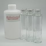 ハーバリウムオイル＆ボトル (150ml 6本, 丸瓶)