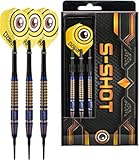 【D-CRAFT】S-SHOT（エスショット）入門用 ブルーコーティング ダーツセット 初心者から中級者 ディークラフト ダーツ矢