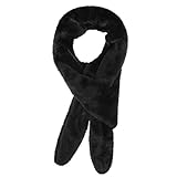 キッズ 子供用マフラー ネックウォーマー ファーマフラー 巻き物 無地 フェイクファー ふわふわ 暖かい 防寒 可愛い スヌード スキー小物 雪遊び お出かけ クリスマス 誕生日 女の子 秋冬 4色