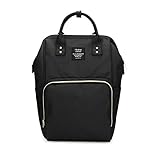 hibote マザーズバッグ リュック 軽量 2way ベビー用品収納 おしゃれなママバッグ 大容量 多機能 ママのバック 通勤 通学にも適用 ブラック