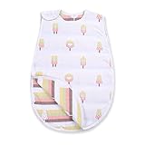 BEATON　JAPAN スリーパー 6層 コットン ガーゼ 元気なベビー&キッズの寝冷え防止に (アイスクリーム（ライトカラー）)