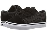 (バンズ) VANS キッズスニーカー・靴 Old Skool V (Toddler) (Suede & Suiting) Black 7 Toddler 14.5cm M [並行輸入品]