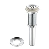 Kraus PU-12-MR-1CH Grid Style Drain and Mounting Ring Chrome [並行輸入品]