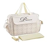 larsuyar Solid Waterproof Multifunctional Large Capacity Diaper Bag,6.4-inch By 12-inch By 16-inch (