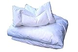 ARO Artl?nder 9033310 Children's Bedding Set Duvet 100 x 135 cm and Cushion 40 x 60 cm Grey Feathers