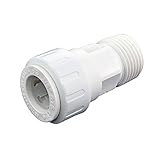 ジョン・ゲストSpeedfit psei011624オスコネクタ3 / 8 " CTS x 1 / 2 " NPT push-to-connect10パック、ホワイト
