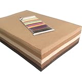 フェルト40枚 カラフル フェルト生地シート 柔らかい 不織布 DIY手芸用品 手作り材料 20cm×30cm 厚さ約1.5mm (ブラウン)
