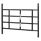 Prime-Line Products S 4763 FIXED Window Guard, 22 in. - 38 in. x 21-1/2 in., Steel, Black, 4-Bar, NO
