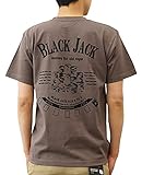 [ジーンズバグ] BLACK JACK ブラックジャック オリジナル プリント 半袖 Tシャツ メンズ レディース ブランド ST-BJ Ｍ チャコール（7）