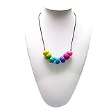 Number-One Silicone Teething Necklace Baby Nursing Necklace - Elegant BPA Free Necklace Beads for Mo