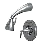 Whitehaus 614.818SH-BN Blairhaus Jackson 2 5/8-Inch Pressure Balance Valve with Showerhead and Cone-