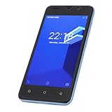 HD スマートフォン、1440 X 3040 解像度 5 インチ携帯電話 Android12 用超薄型 4GB RAM 32GB ROM 8MP フロント 8MP (青)
