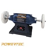 POWERTEC BF600 Heavy Duty Bench Buffer, 6-Inch [並行輸入品]