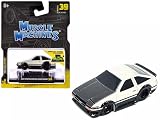 マッスルマシーンズ 1/64 トヨタ スプリンター トレノ AE86 ホワイト/ブラック Muscle Machines TRUENO ハチロク ミニカー
