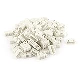 uxcell 　JSTヘッダー　バランスコネクター　RCリポバッテリー　ピッチ2.54mm　4ピン　100個