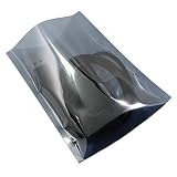 Small Open Top静的ESDシールドバッグforハードドライブ電子アクセサリー製品アンチスタティックプラスチックUSBケーブルデジタルコンポーネント保護用パックポーチTearノッチ 3.9x