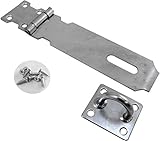 DOVETAIL: 6 Galvanized Pad Bolt Hasp With Screws Suitable For Fastening Gate Or Cabinet Doors by DOV