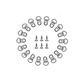 Ohaha 120個Dリング画像フレームHanging Hangers単一穴with 120pcsネジ