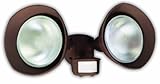 Coleman Cable L6002BR Bronze Twin Head Flood Light