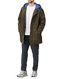 [Amazon Essentials] Outer 16箇所の収納ポケット付き パーカーコート 撥水 パファー メンズ オリーブ M Reg