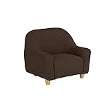 arne ミニソファー 1人掛け キッズソファ 子供用 布張り Petit 1P ダークブラウン