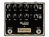 Friedman Amplification フリードマン◆ BE-OD DELUXE Dual Overdrive Pedal◆ オーバードライブbased on legendary BE-100『並行輸入品』