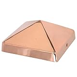 銅Pyramid Postキャップby Captiva – フェンス&デッキ保護 – weather-readyメタル – フル4 cm、5 x 5 , 4 x 4 x 4、6、6 x 6、8 x 8