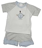 Kissy Kissy baby-boys Infant London Eyeストライプバミューダショートセット カラー: グレー