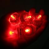 Hommii　　防水　LEDキャンドル　無煙蝋燭LEDライト 誕生日会やパーティーなどの飾り クリスマス飾り LEDライト　24個入り　60時間以上点灯可能　赤