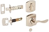 Schlage Lock Company F59ACC619GRWRH Accent Right Handed Lever Single Cylinder Interior Pack w, Satin