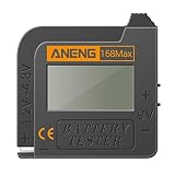 デジタルバッテリーテスター、ユニバーサルバッテリーチェッカー、ポータブルバッテリーモニター、AA、AAA、C、D、1.5V、3.7V、9V、1.5Vボタン電池用バッテリー充電チェッカー /a