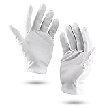 WINOMO 8 Pairs Moisturising Gloves White Handling Working Gloves Universal Soft-Hand Gloves [並行輸入品]