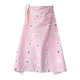 新しい　ポータブル　アウトドア　キャンプ用　赤ちゃんを母乳授乳カバー　薄綿のタオル　ウサギピンク