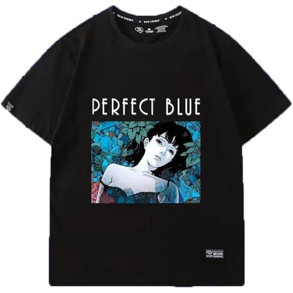 Amazon | アニメ映画 PERFECT BLUE ロングTシャツ パーフェクトブルー