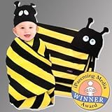 Beehave swaddle blanket and cap set Sozo Kids by Sozo Kids [並行輸入品]