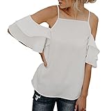 オフショルダー トップス Timsa レディース 肩出しブラウス 半袖 ベアトップ シャツ フリル 女子 シフォンシャツ カジュアル カットソー 着痩せ セクシー スタイリッシュ ゆったり 体型カバー