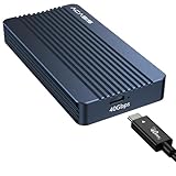 ACASIS M.2 SSD 外付けケース USB4.0 NVMe M.2 SSDケース 40Gbps超高速 Thunderbolt3/4 USB3.2/3.1/3.0互換性あり アルミ製M.2 SSD 外付け エンクロージャ グレー2280 M.2 NVME SSD[最大読み込み：2700MB/S 最大書き込み：1400MB/S] (TBU401)