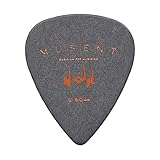 Musent 日本製 スタンダード ティアドロップ ピック | 0.60mm厚 30枚 セット ポリアセタール | MSNTDPK0006-BLK-30P