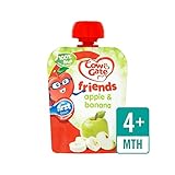 アップル＆バナナ果実袋80グラム (Cow & Gate) - Cow & Gate Apple & Banana Fruit Pouch 80g [並行輸入品]